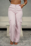 BETTER TOGETHER CARGO PANTS PINK