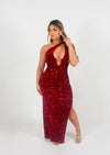 VELVET EMBER GOWN