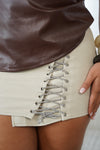 GLIMMERING SANDS MINI SKIRT