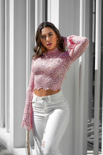 PINK BLOSSOMS TOP
